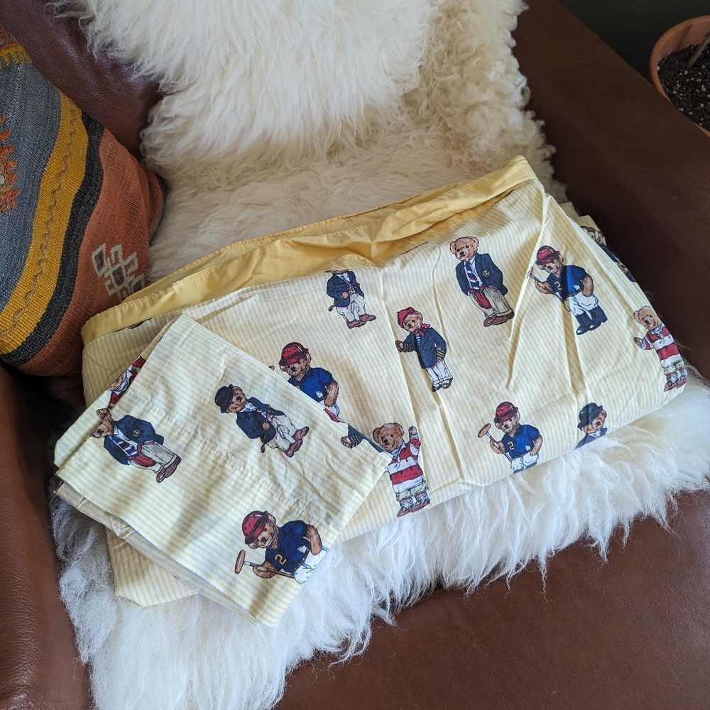 RARE Polo Bear Bedding